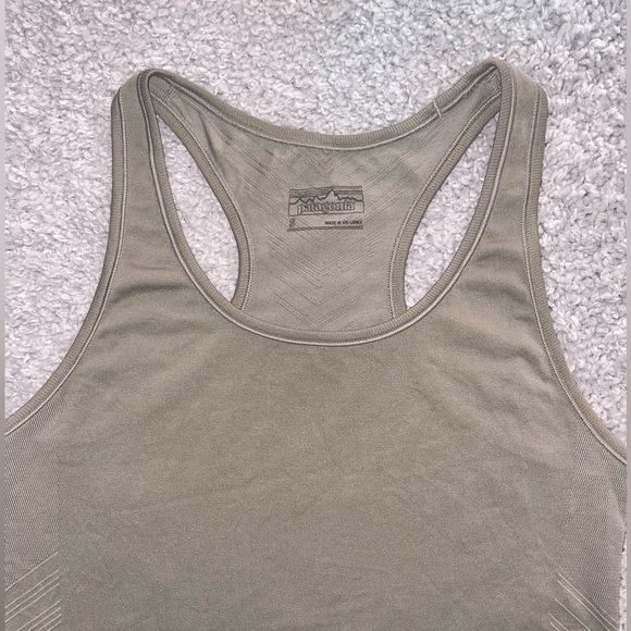 Women’s Patagonia Racerback Tank Top Smokey Grey Size Small - Picture 4 of 6